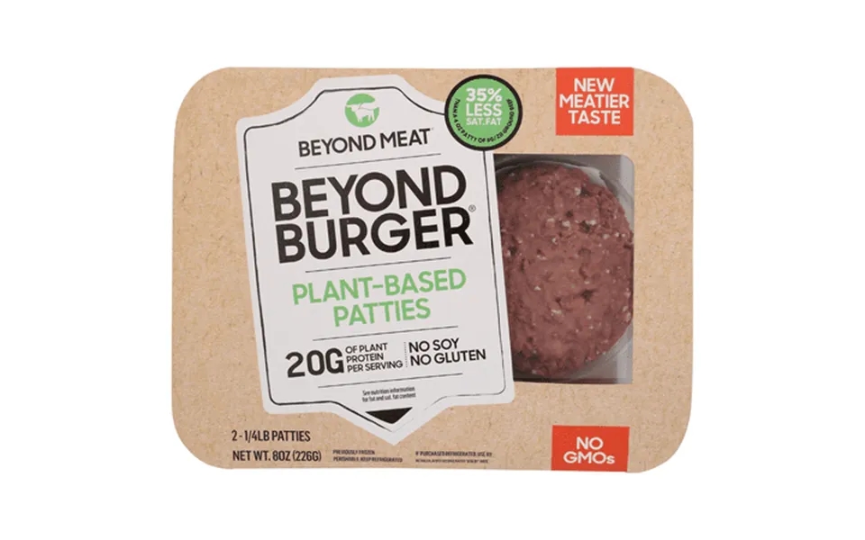 Beyond Meat Burger Plant Based Patties 8 Oz Pack Of 8