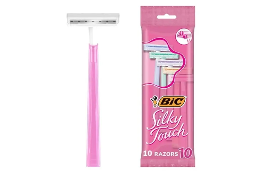 Bic Silky Touch Women S Disposable Razors With 2 Blades Pretty Pastel Razor Handles 120 Count Value Pack Of Shaving Razo
