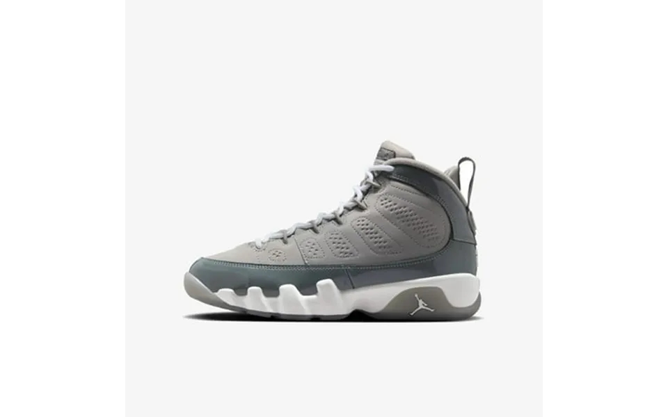 Big Kid S Jordan 9 Retro Medium Grey Cool Grey-white Hv4574 011 - 4