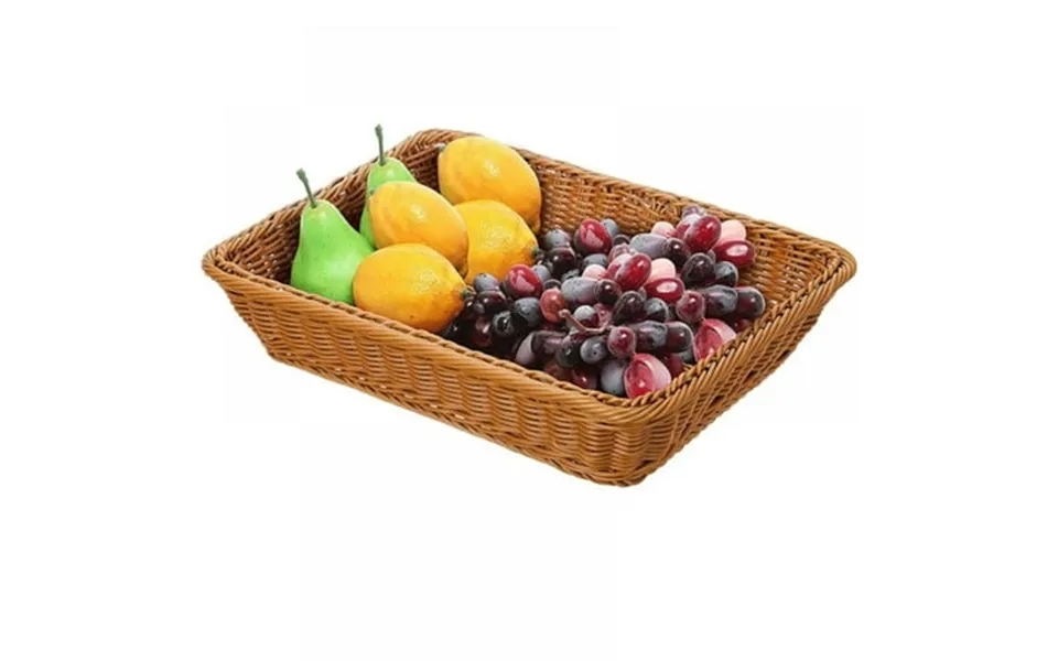 Big Sales Wicker Woven Basket Bread Tray Serving For Food Fruit Cosmetic Storage Tabletop Bathroom Storage Kitchen Organ