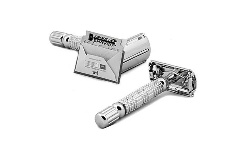 Bigfoot Shaves I Butterfly Open Double Edge Single Blade Safety Razor Kit I Classic Razor I Smooth Shave Without Razor B