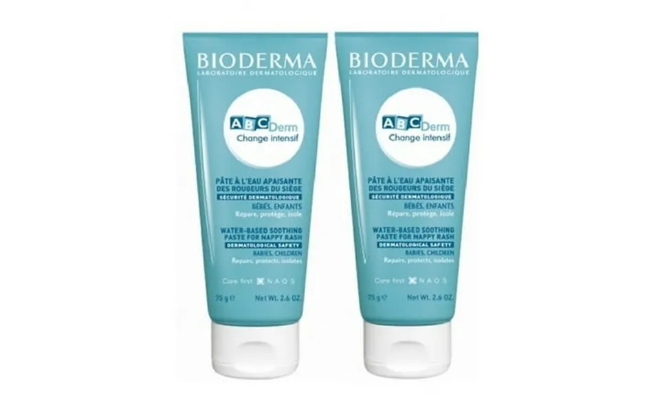 Bioderma Abcderm Change Intensif Pack Diaper Changing Cream 2x75g