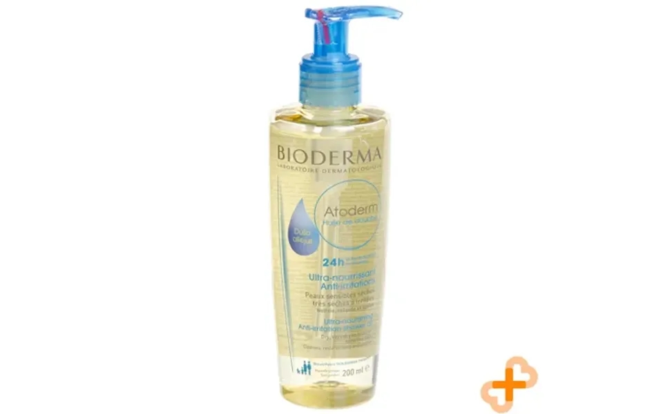 Bioderma Atoderm Shower Oil Refreshes Face Body Care Adults Children 200 Ml