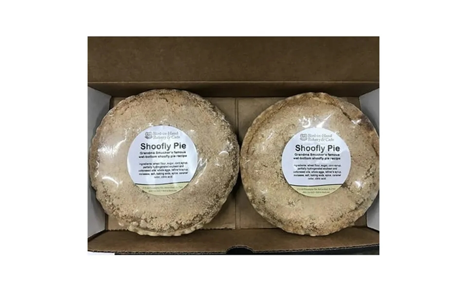 Bird-in-hand Bakery Homemade Wet-bottom Shoofly Pie 6 Pack Of 2