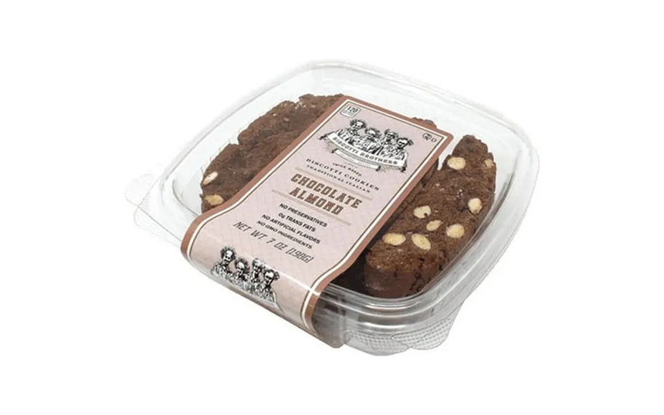 Biscotti Brothers Baked Chocolate Almond Biscotti Cookie 7 Oz