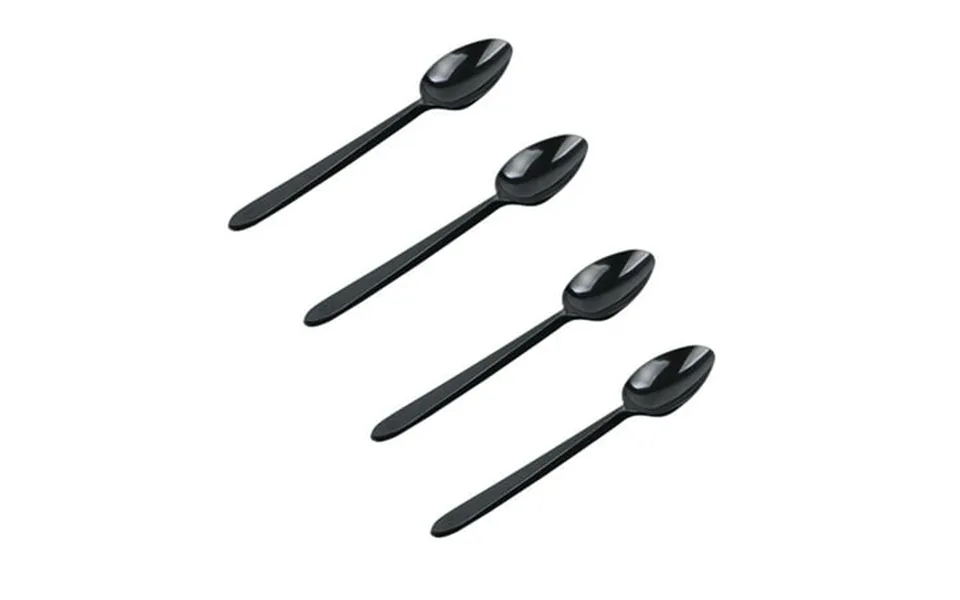 Black Disposable Spoons Plastic Cutlery Set For Eating 100pcs In Individual Package