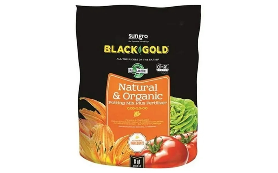 Black Gold Natural And Organic Potting Soil 8qt