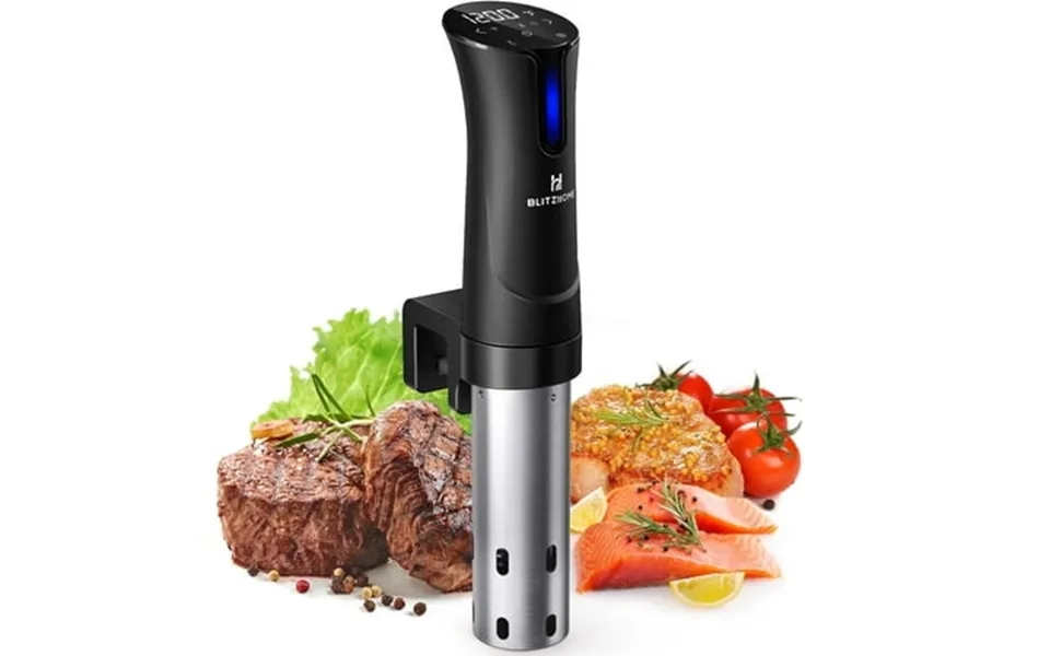 Blitzhome 1100w Sous Vide Cooker Precision Sous Vide Machine Ultra-quiet Fast-heating Immersion Circulator Temperature A