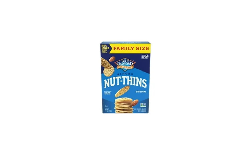 Blue Diamond Almonds Nut-thins Gluten Free Cracker Crisps Pack Of 2