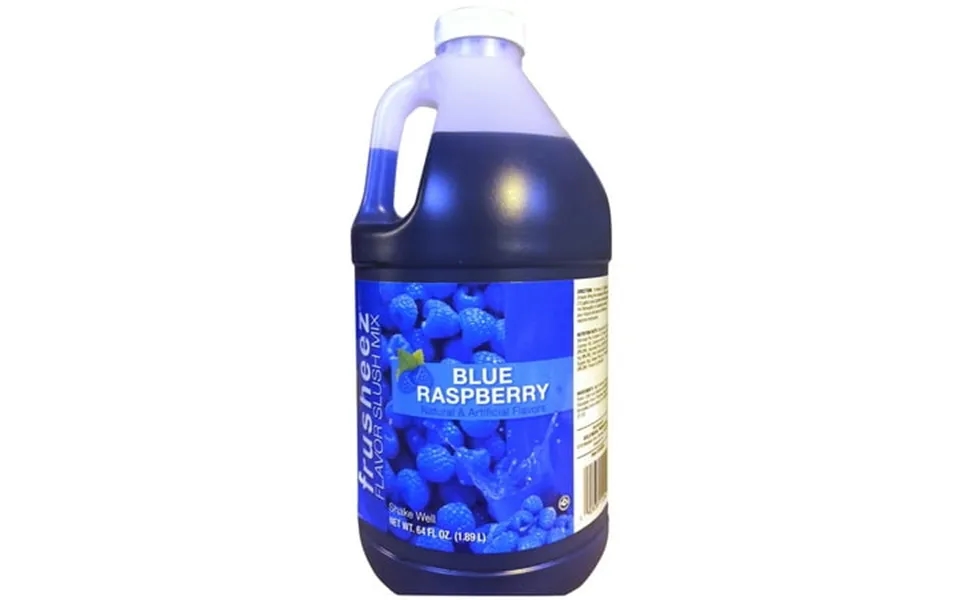 Blue Raspberry Frusheez Slush Mix 1 2 Gallon