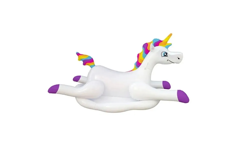 Blue Wave Cloud Rider Rainbow Unicorn Inflatable Ride-on Pool Float