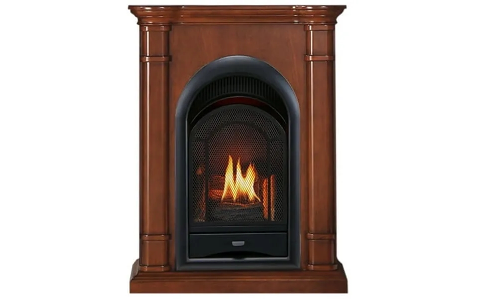 Bluegrass Living B3082666 Procom Dual Fuel Ventless Gas Fireplace System - 10000 Btu T-stat Control Apple Spice Fs100t-3