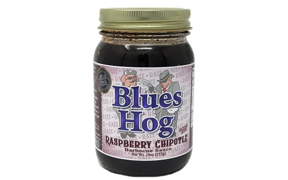 Blues Hog 19 Ounce Raspberry Chipotle Barbecue Sauce Marinade Baste Gluten Free