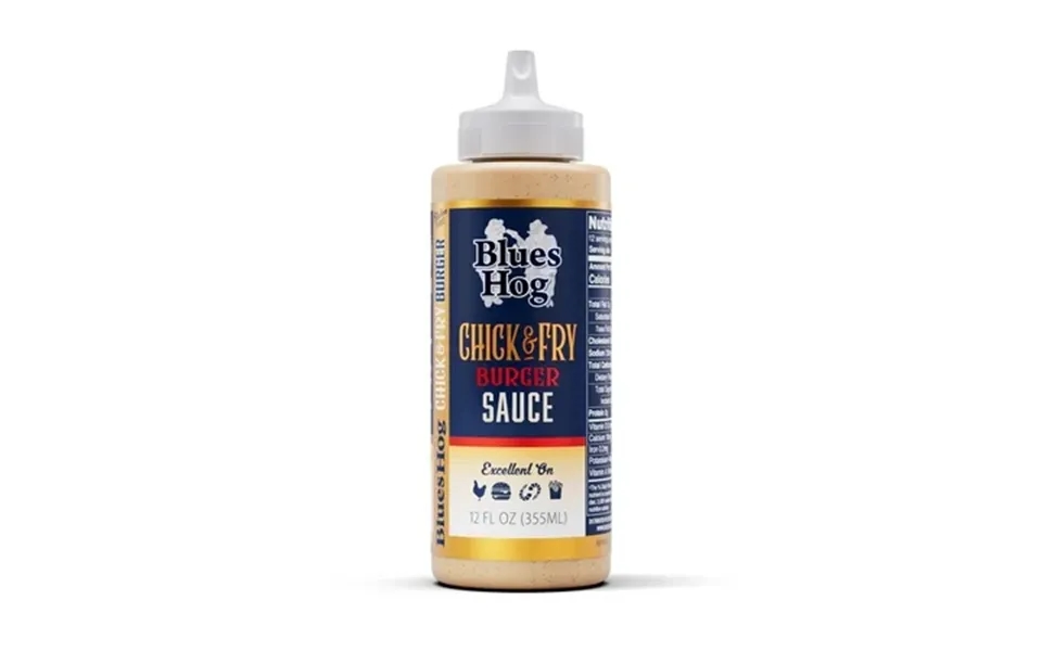 Blues Hog Chick & Fry Burger Liquid Sauce 12 Oz All-natural Gluten-free