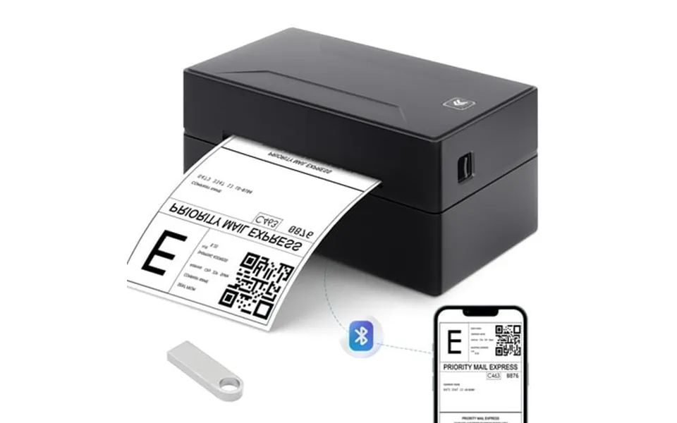 Bluetooth Thermal Printer Wireless 4x6 Shipping Label Printer For Shipping Package And Small Business Compatible Windows