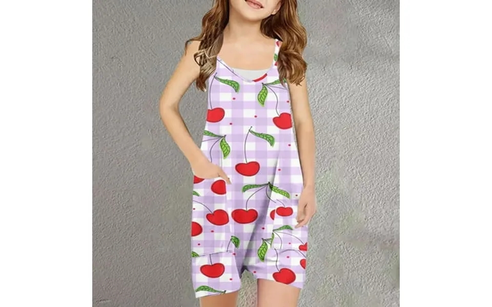 Bnwani Jumpsuits For Kid Shorts Rompers For Kid Shorts Clearance Spaghetti Straps Sleeveless Cropped Toddler Jumpsuits P