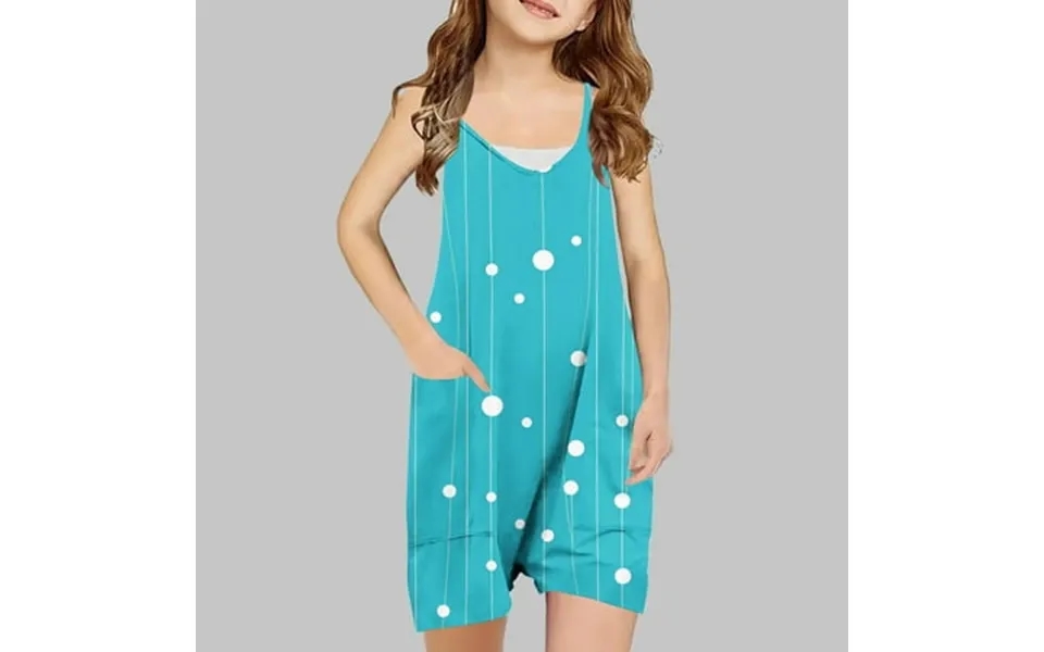 Bnwani Kids Jumpsuits Casual Rompers For Kid Clearance Up To 40% Off Halter Sleeveless Cropped Toddler Jumpsuits 7 T