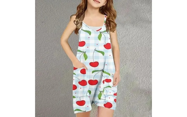 Bnwani Kids Jumpsuits Rompers For Kid Savings Spaghetti Straps Sleeveless Cropped Toddler Jumpsuits 13 T product image