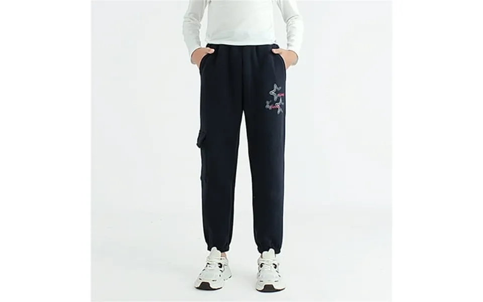 Bnwani Kids Pants Casual Uniform Pants For Girls Summer Savings Cotton Cargo Jogger Toddler Pants With Pocket 11 T