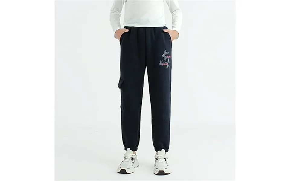 Bnwani Kids Pants Casual Uniform Pants For Girls Summer Savings Cotton Cargo Jogger Toddler Pants With Pocket 11 T