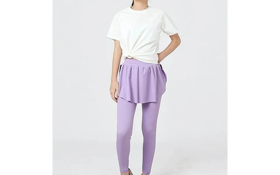 Bnwani Toddlers Pants Uniform Pants For Girls Up To 30% Off Culottes Slim-leg Toddler Pants Purple 8 T