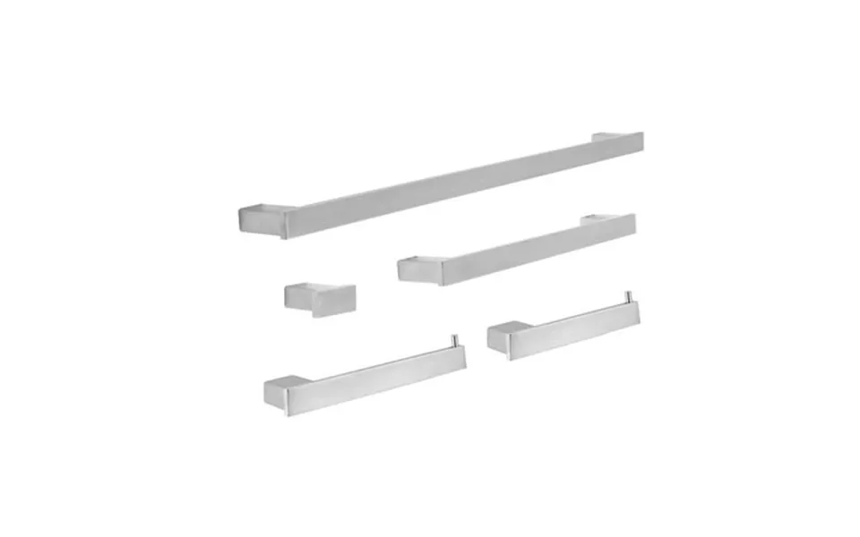 Boann Sweden Series T304 Stainless Steel Bathroom Accessory Set In Brushed Nickel 5 Piece