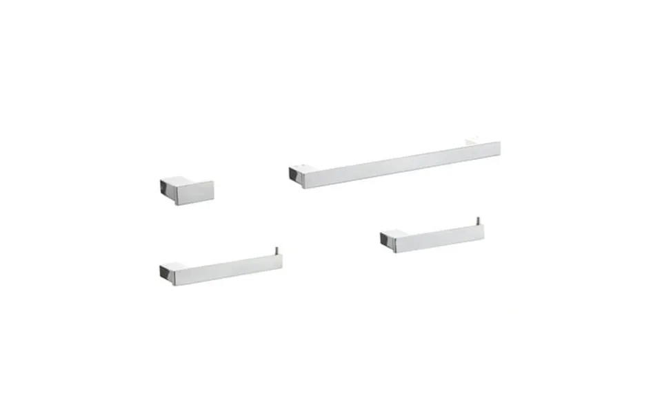 Boann Sweden Series T304 Stainless Steel Bathroom Accessory Set In Chrome 4 Piece