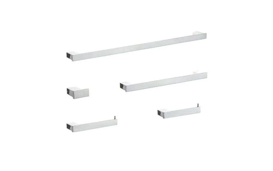 Boann Sweden Series T304 Stainless Steel Bathroom Accessory Set In Chrome 5 Piece