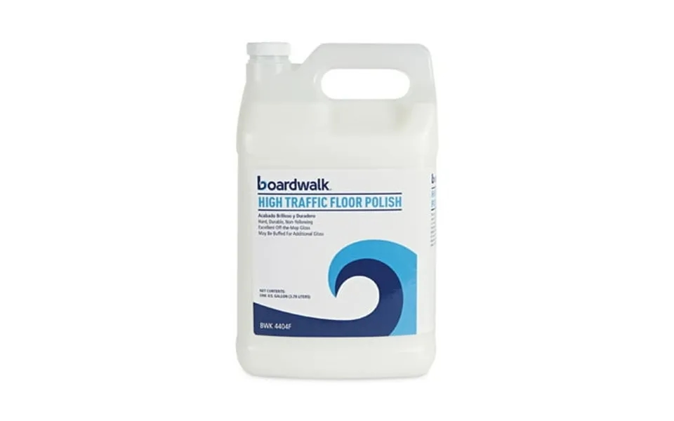 Boardwalk 132000-41essn 1 Gallon Bottle High Traffic Floor Polish 4 Carton