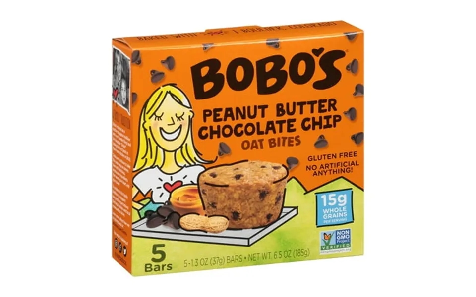Bobo S Oat Bars - Oat Bite Pnutbtr Chocolate Chips