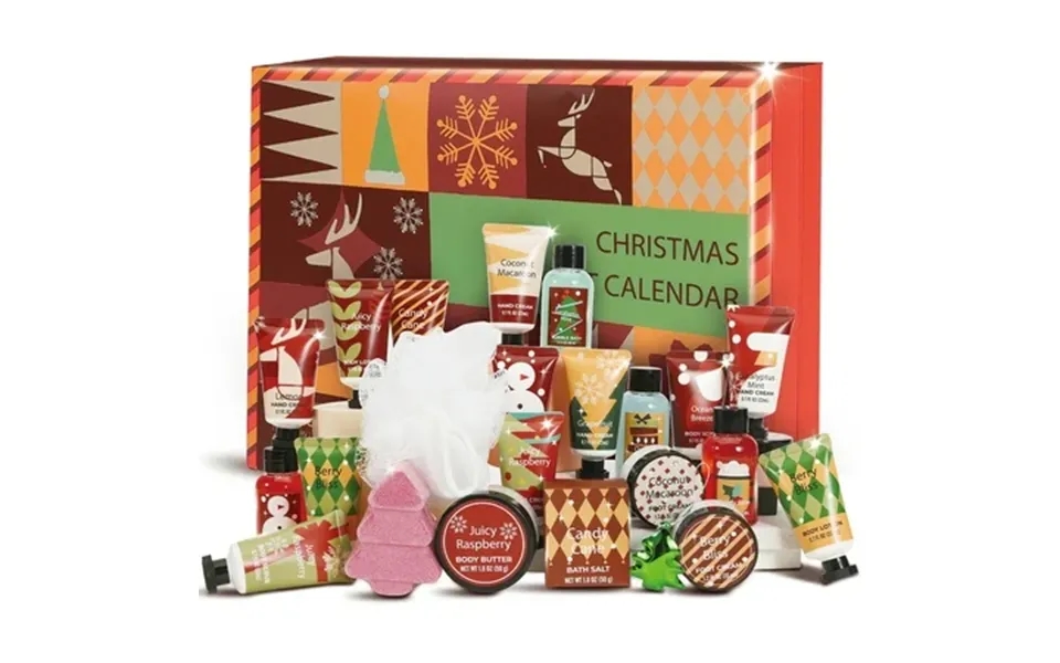 Body & Earth 24 Days Christmas Advent Calendar 2025 Bath Sets Gift Idea For Women Xmas