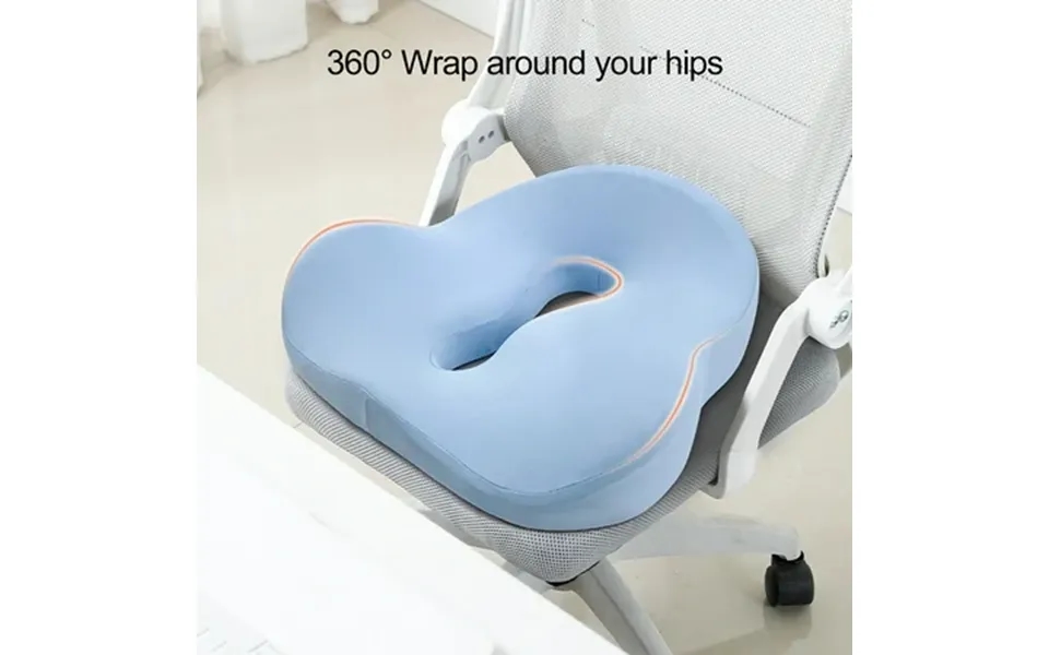 Bolincty Ergonomic Pressure Relief Seat Cushion Breathable Wear Resistant Memory Foam Office Chair Cushion Seat Pad