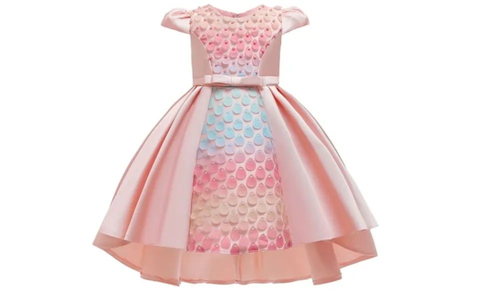 Bonixoom Toddler Prom Dresses 2024 Crew Neck Tab Sleeveless Gown Casual Mermaid Solid Pink Summer Dresses Size 9-10 Year