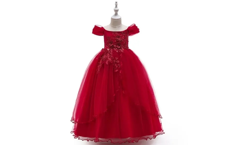 Bonixoom Toddler Prom Dresses 2024 Crew Neck Tab Sleeveless Gown Casual Mini Solid Red Summer Dresses Size 11-12 Years
