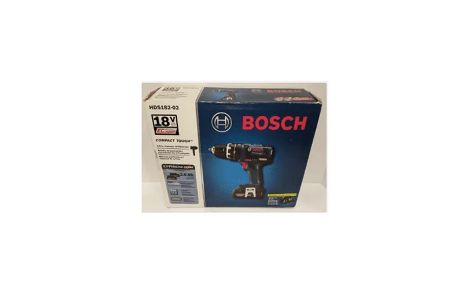 Bosch Hds183-02 18v Ec Brushless Compact Tough 1 2 Hammer Drill Driver Kit