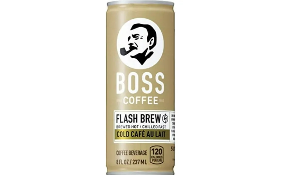 Boss Coffee By Suntory Japanese Flash Brew Coffee With Milk 8oz 12 Pack Imported From Japan Au Lait Espresso Doubleshot