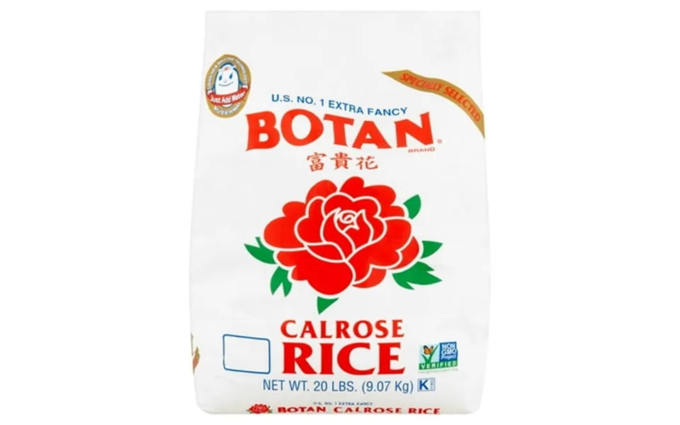 Botan Musenmai White Calrose Rice 20 Lb