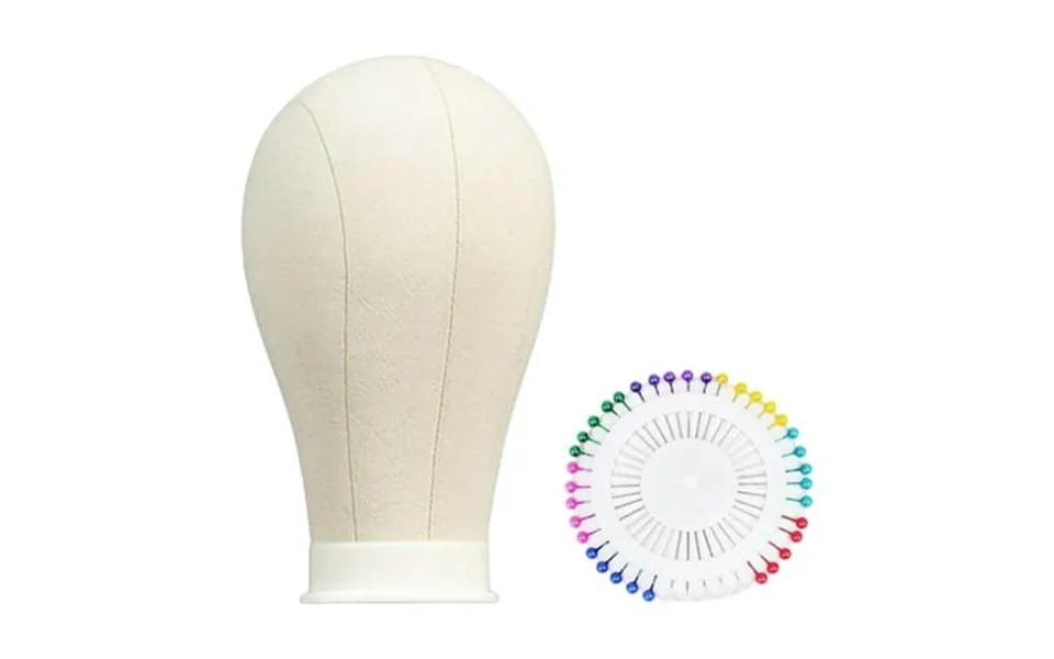 Bothyi Canvas Block Head Multipurpose Stable Display For Hat Hairpieces Scarves Head 58cm