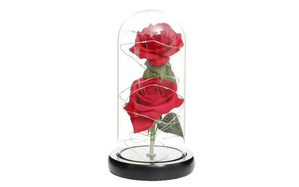 Bouanq Beauty And The Beast Rose Rose And Led Light In A Glass Dome For Mothers Day Valentine S Day Unique Gifts For Wom