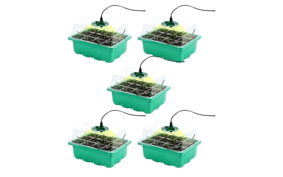 Bouanq Seed Growing Tray Plant Growing Trays 5pc Raising Pot With Light Raising Device With Light Raising Pot Is Suitabl