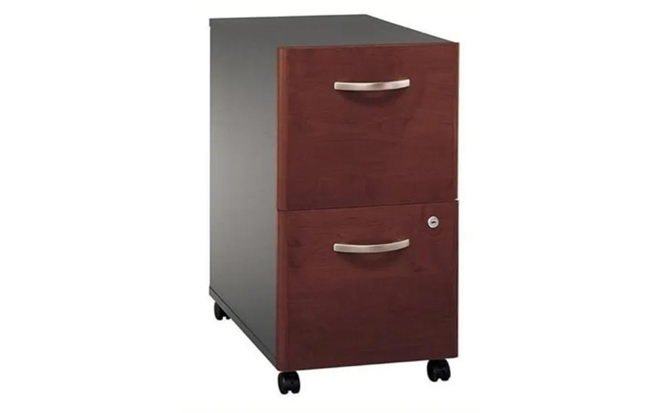 Bowery Hill 2 Drawer Mobile Pedestal In Hansen Cherry