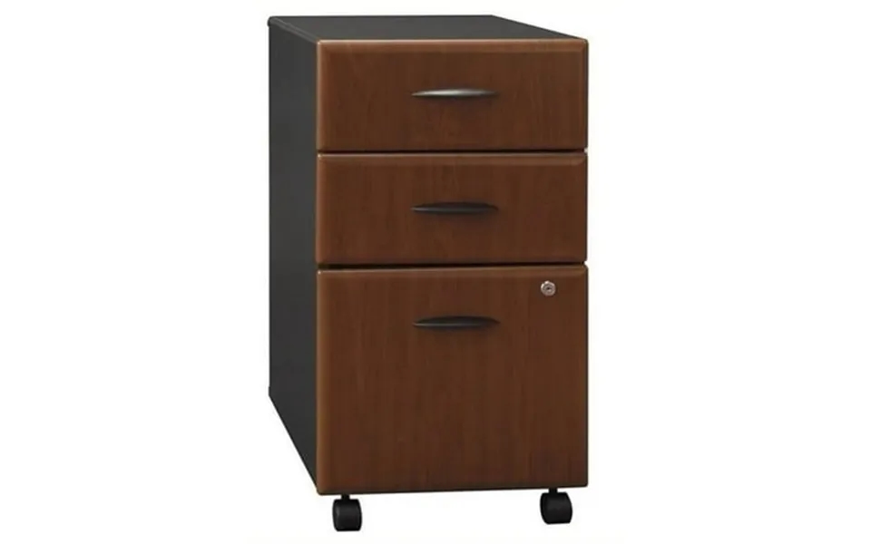 Bowery Hill 3 Drawer Mobile Pedestal In Hansen Cherry