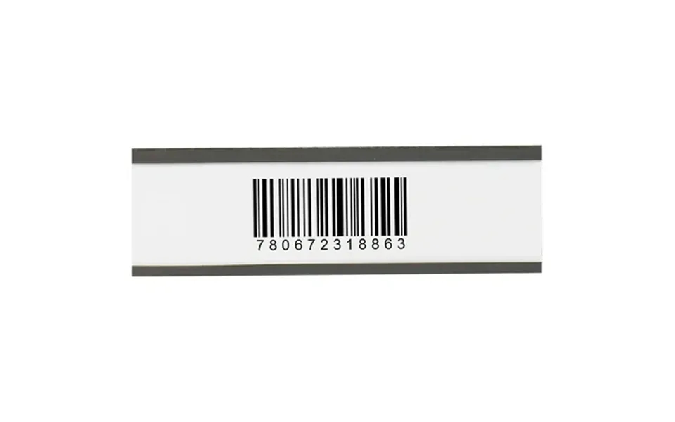 Box Partners Magnetic C Channel Cardholders 2 X 6 Black 25 Case Lh195