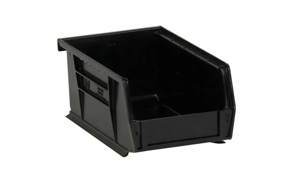 Box Partners Plastic Stack & Hang Bin Boxes 14 3 4 X 8 1 4 X 7 Black 12 Case Binp1487k
