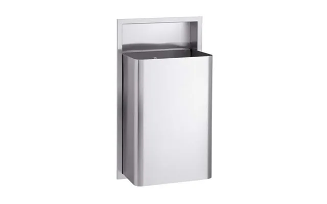 Bradley 334-650000 - Waste Receptacle 18 Gallon W Hinge Cover And Push Flap product image