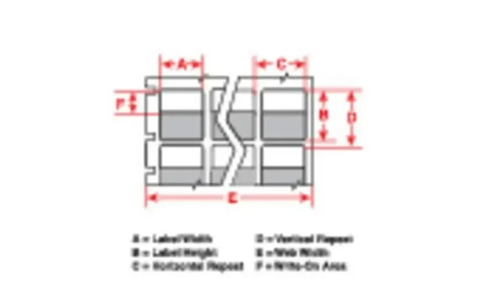 Brady Label White Translucent 1 In.w Vinyl Pk2 Tht-9-427-10