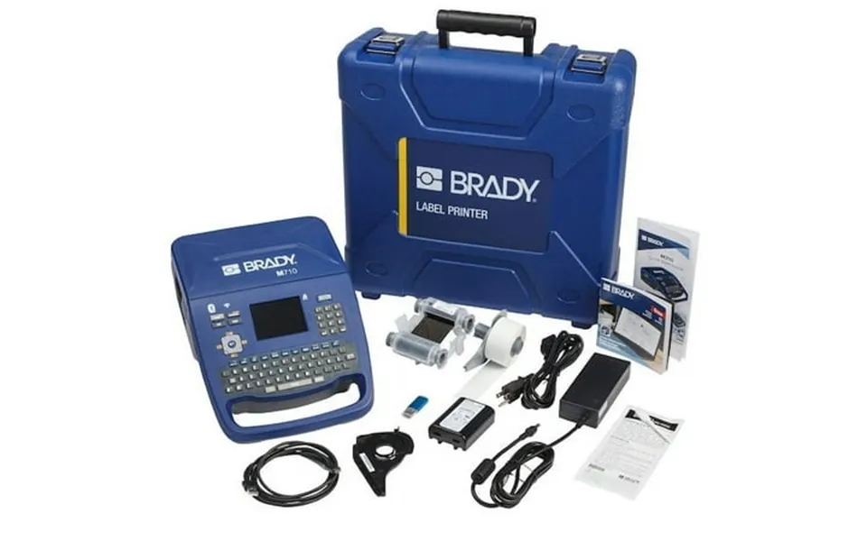 Brady Portable Label Printers 9 1 2 W 5.4 Lb M710-wb-kit