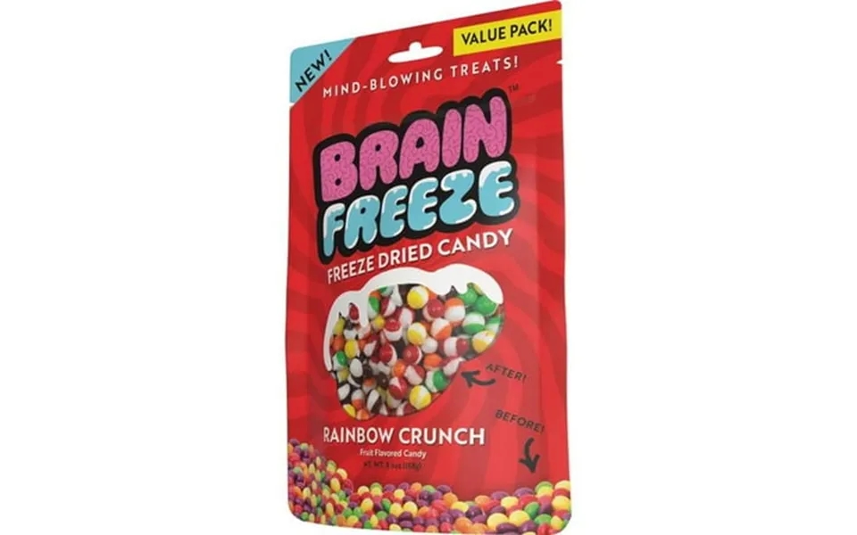 Brain Freeze 9098215 5.6 Oz Rainbow Crunch Fruit Candy - Pack Of 12