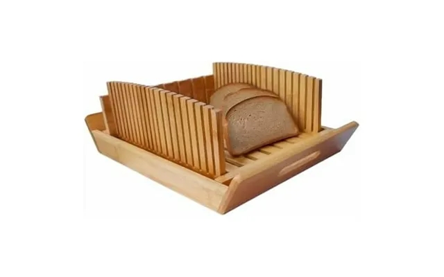 Bread Slicer For Homemade Bread Adjustable Width Foldable Design With Crumb Tray Cutting Homemade Bread And Cakes Ideal  product image