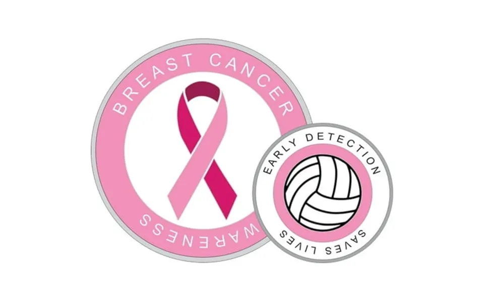 Breast Cancer Awareness Volleyball Officials Flip Coin